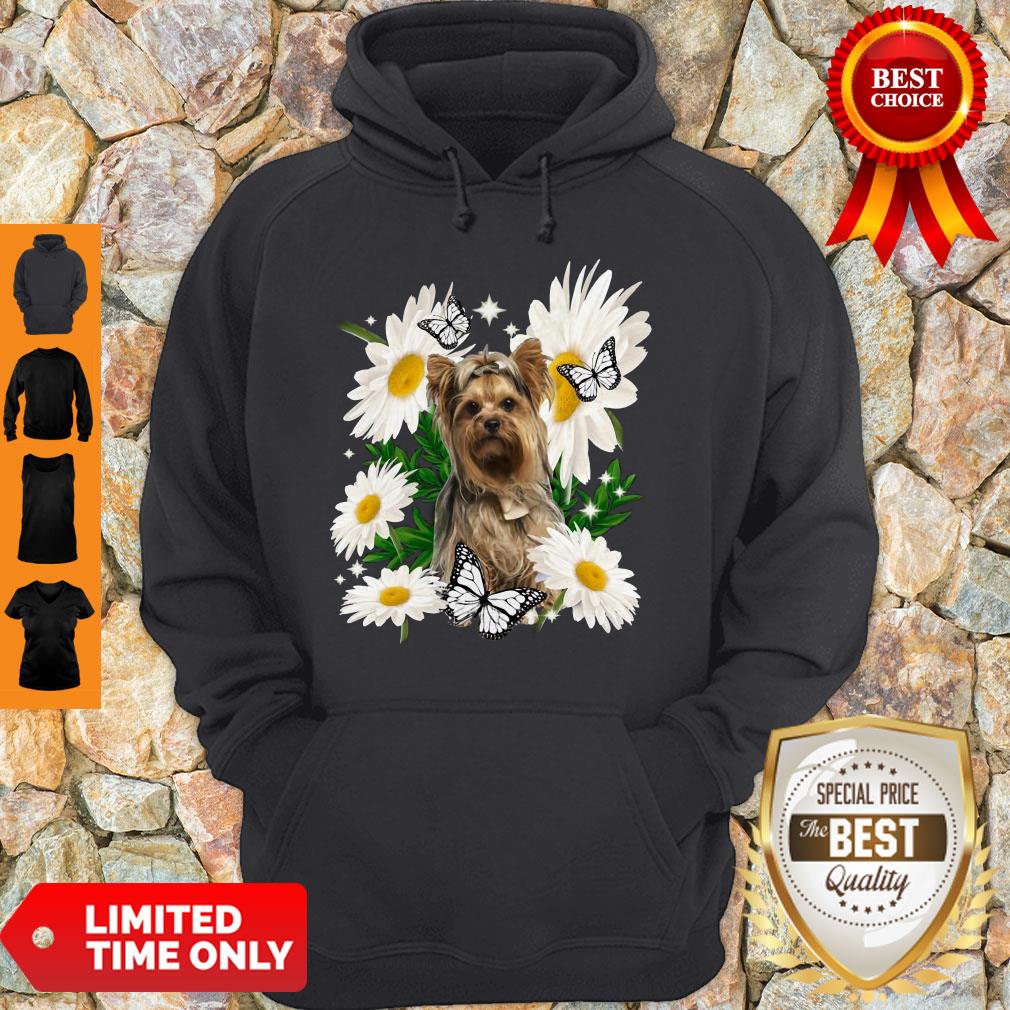 Top Yorkshire Terrier Dog Daisy Flower Classic Shirt