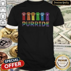 Premium Paws Cat Purride LGBT Shirt