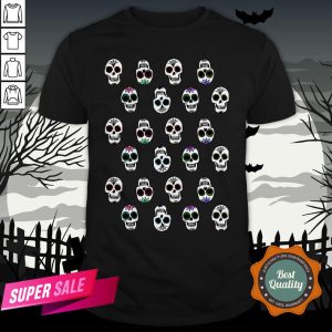 Sugar Skulls Dia De Muertos Day Of Dead In Mexican Shirt