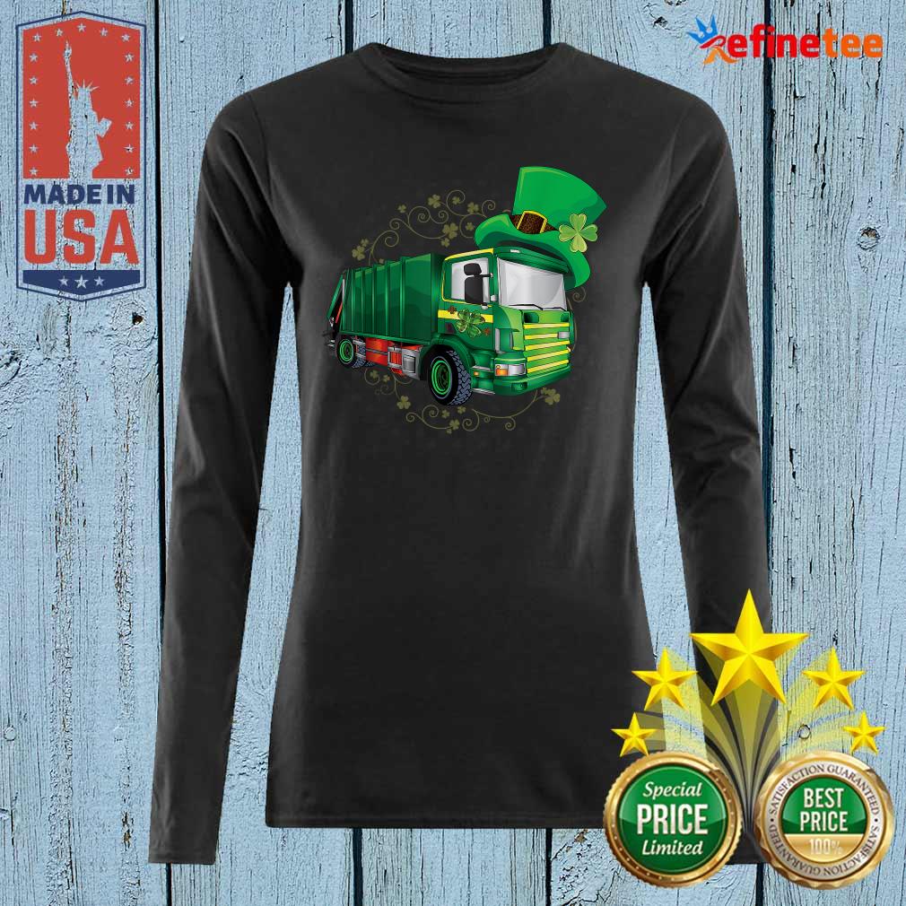 Garbage Truck Patrick's Day Shirt