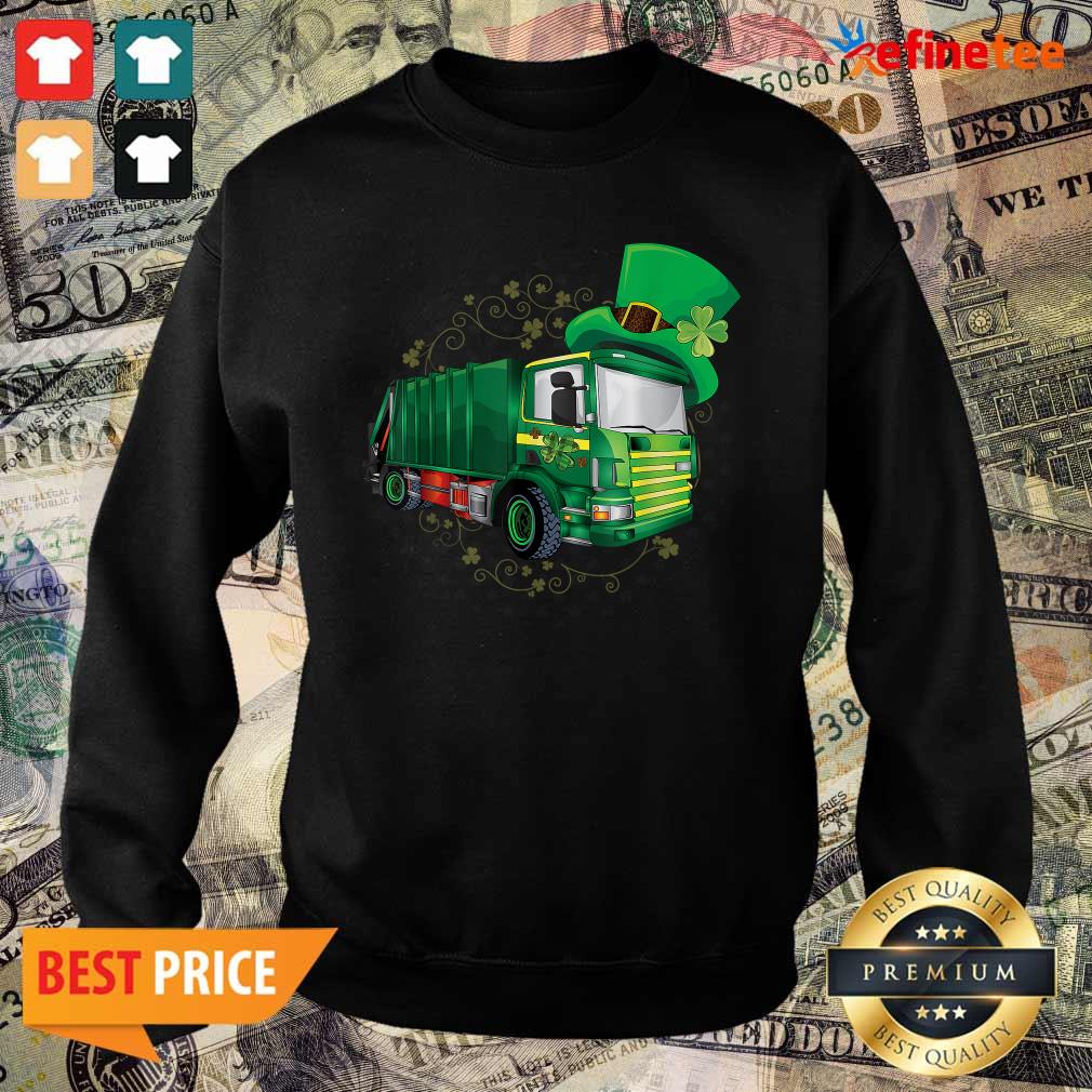 Garbage Truck Patrick's Day Shirt