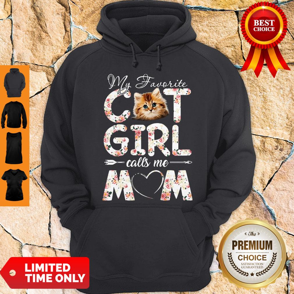 Official My Favorite Cat Girl Calls Me Mom Shirt
