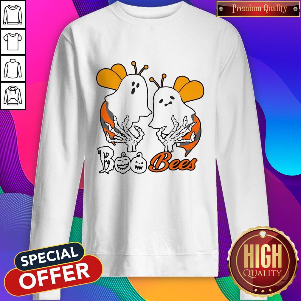 Ghost Boo Bees And Skeleton Halloween Shirt