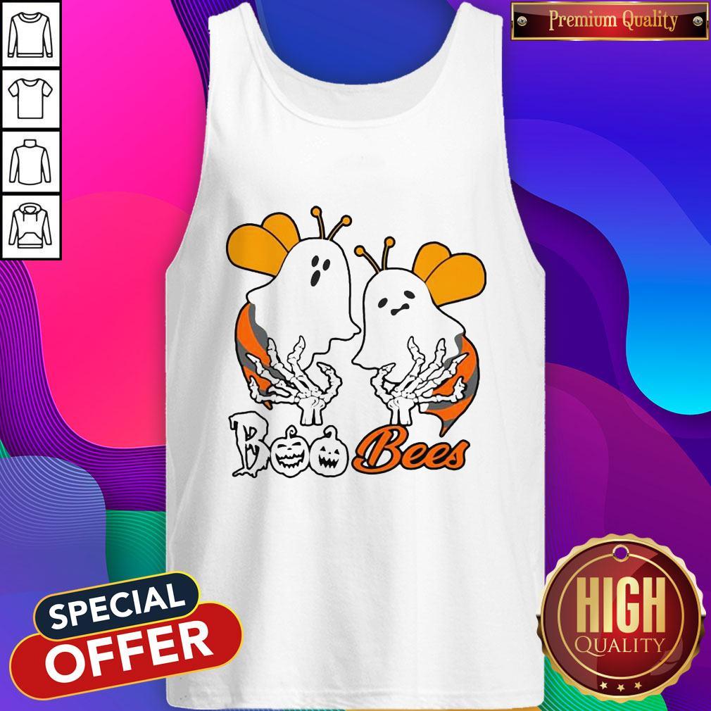 Ghost Boo Bees And Skeleton Halloween Shirt