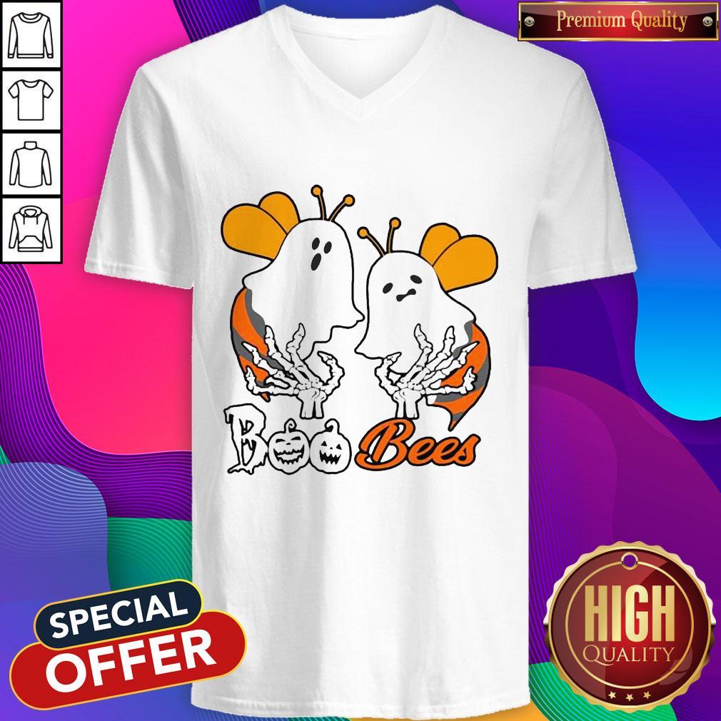 Ghost Boo Bees And Skeleton Halloween Shirt