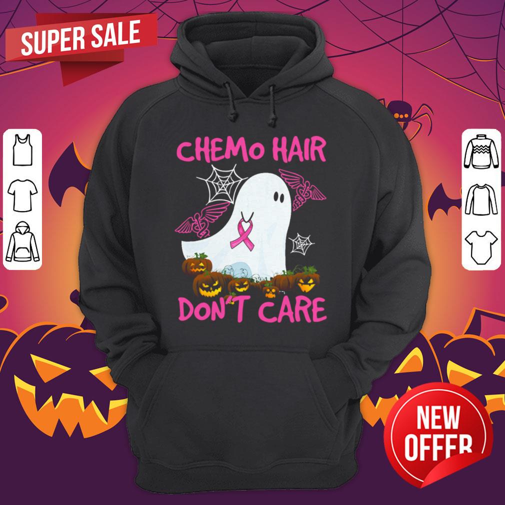 Ghost Chemo Hair Don’t Care Nurse Halloween Shirt