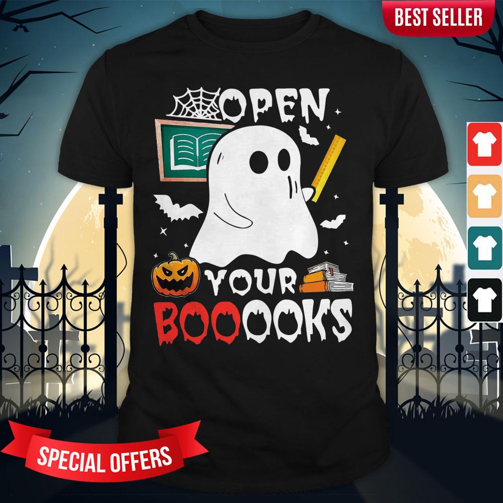 Ghost Open Your Booooks Shirt