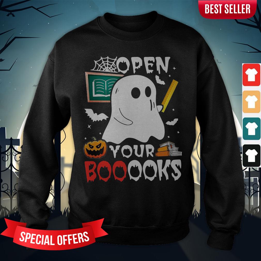 Ghost Open Your Booooks Shirt