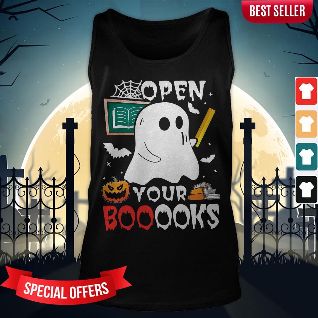 Ghost Open Your Booooks Shirt