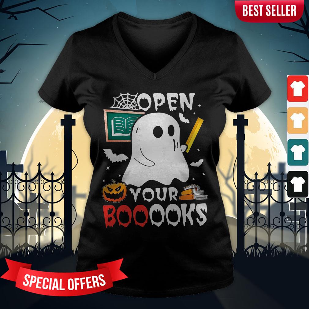 Ghost Open Your Booooks Shirt