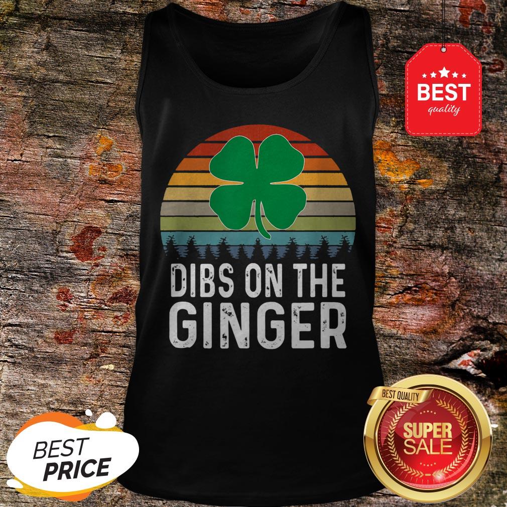 Ginger St Patricks Day Retro Dibs On The Ginger Shirt