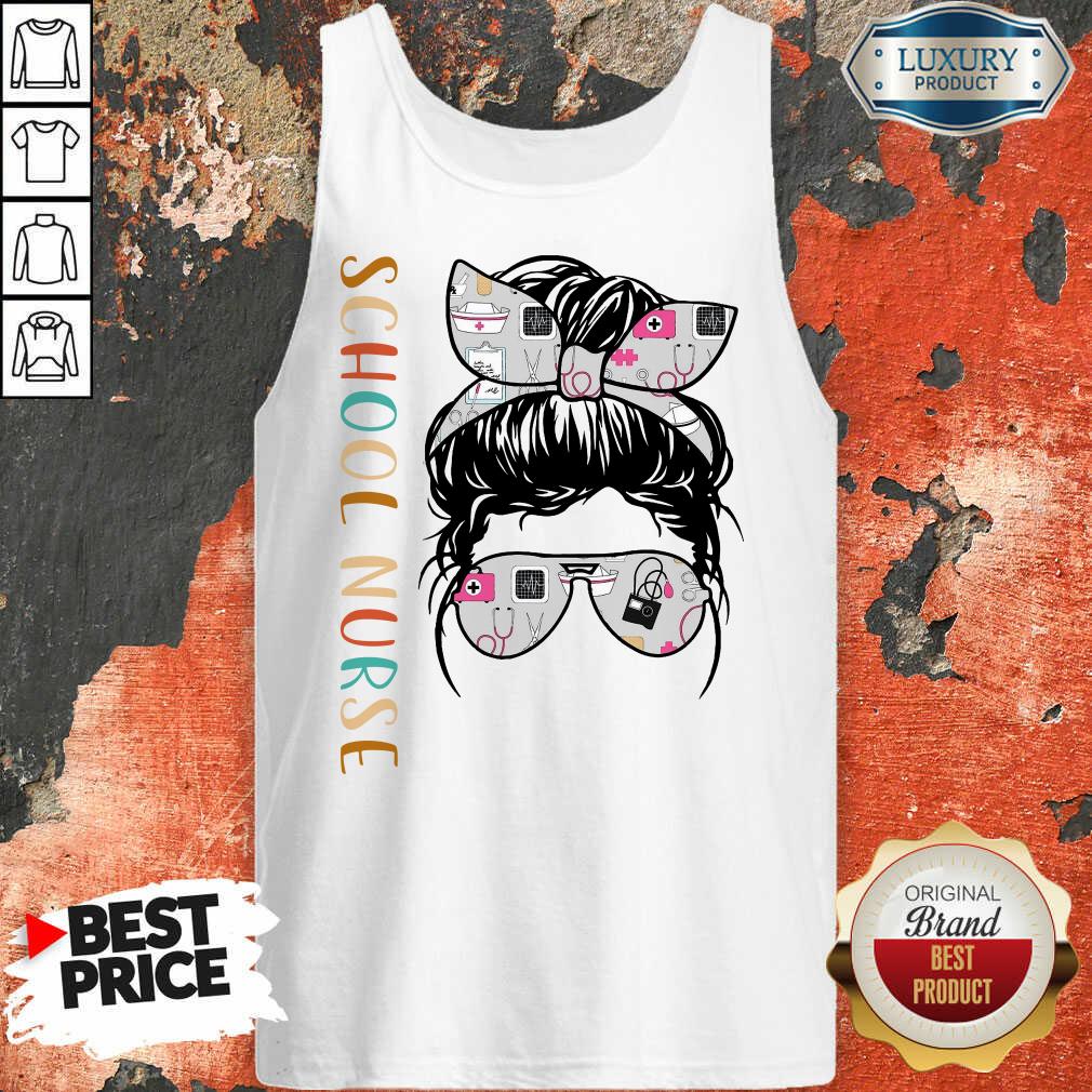 Girl Messy Busy School Nurse Shirt