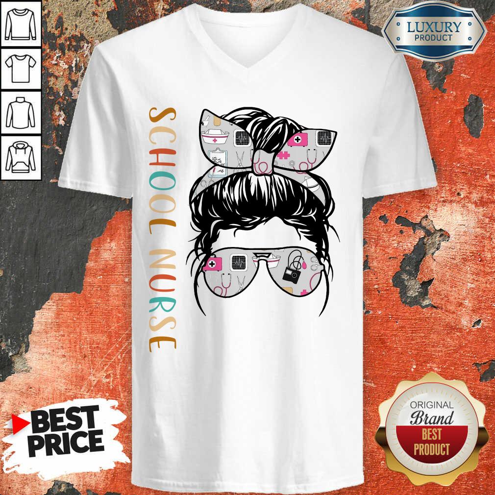 Girl Messy Busy School Nurse Shirt