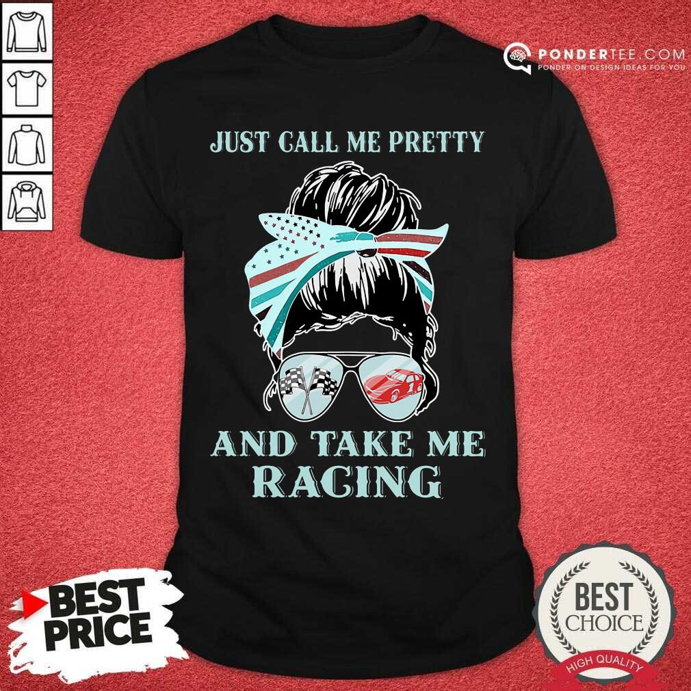 Girl Stock Car Take Me Racing Shirt