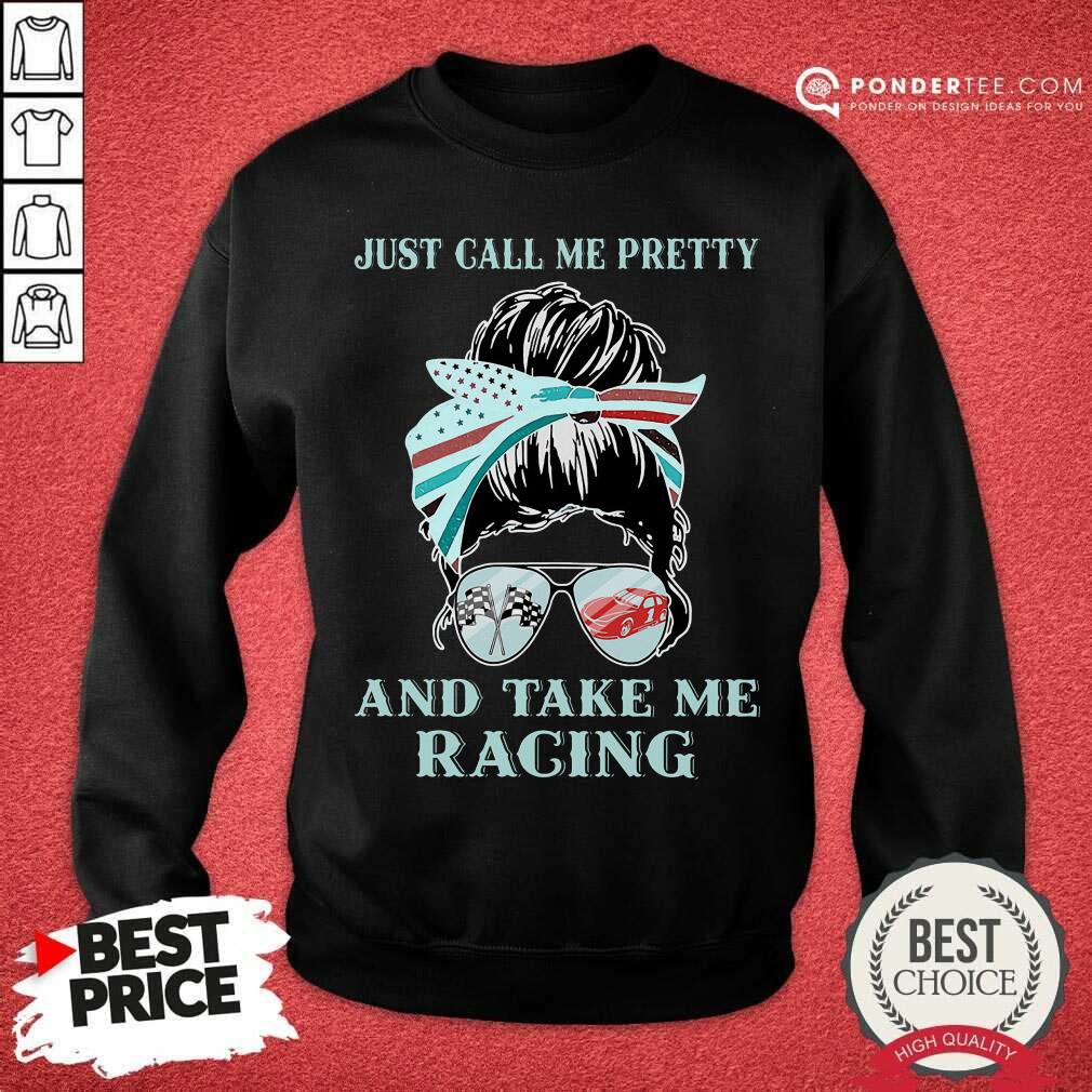 Girl Stock Car Take Me Racing Shirt