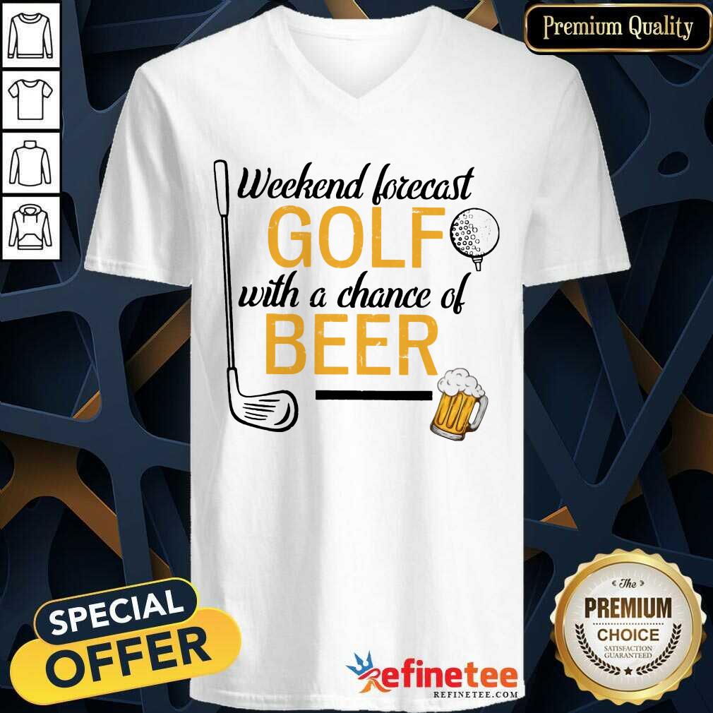 Golf With A Chance Of Beer Shirt