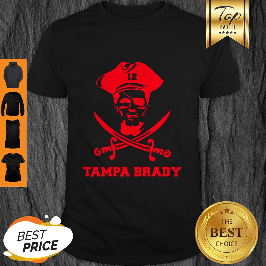 Good 12 Tampa Brady Pirates Shirt