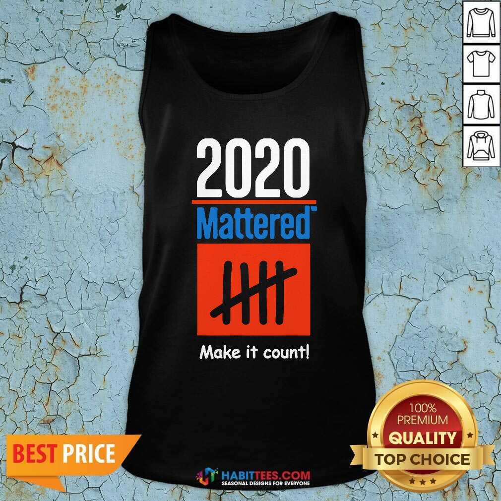 Good 2020 Mattered Make It Count Shirt
