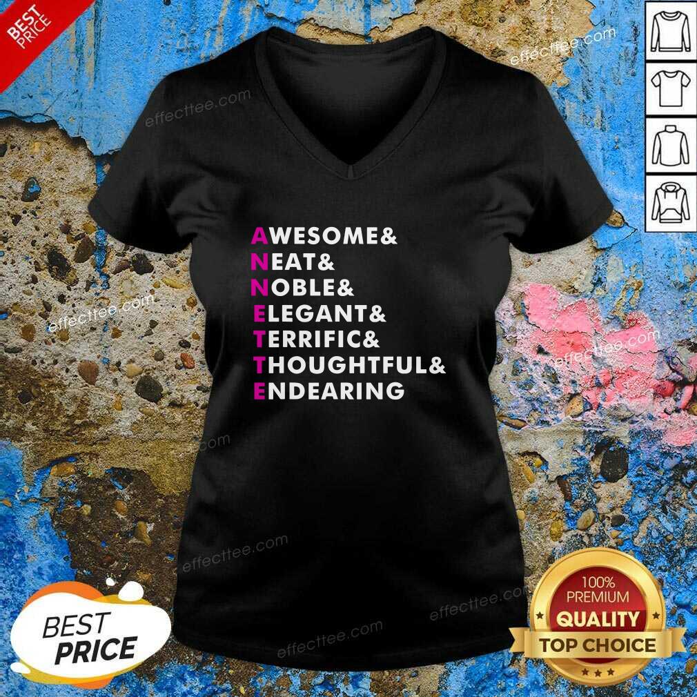 Good Annette Name Personalized Awesome Neat Noble Elegant Endearing Shirt