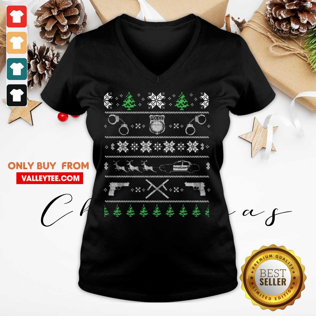 Good Best For Police Man Police Ugly Christmas Sweaters Shirt