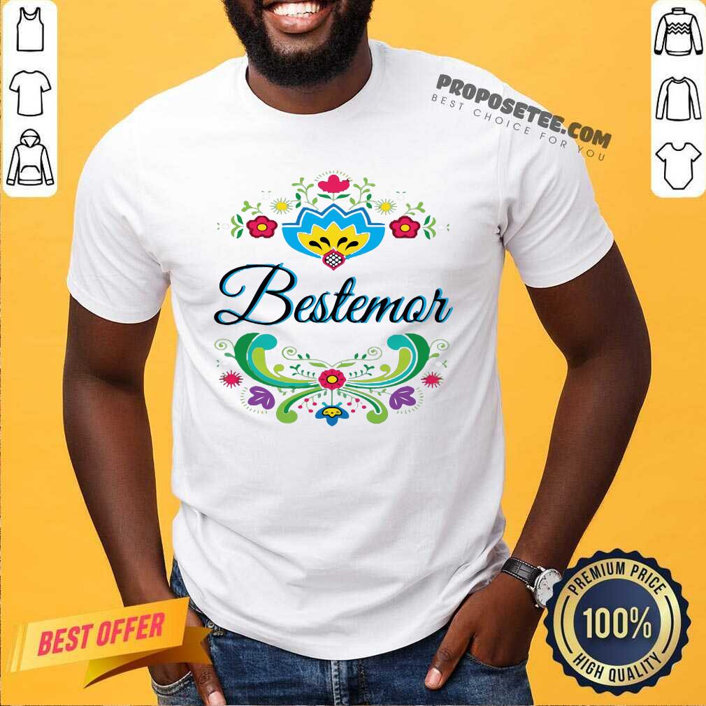 Good Bestemor Norwegian Rosemaling Shirt