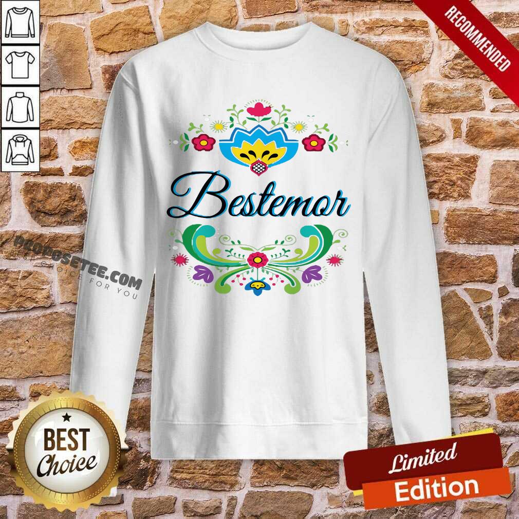 Good Bestemor Norwegian Rosemaling Shirt