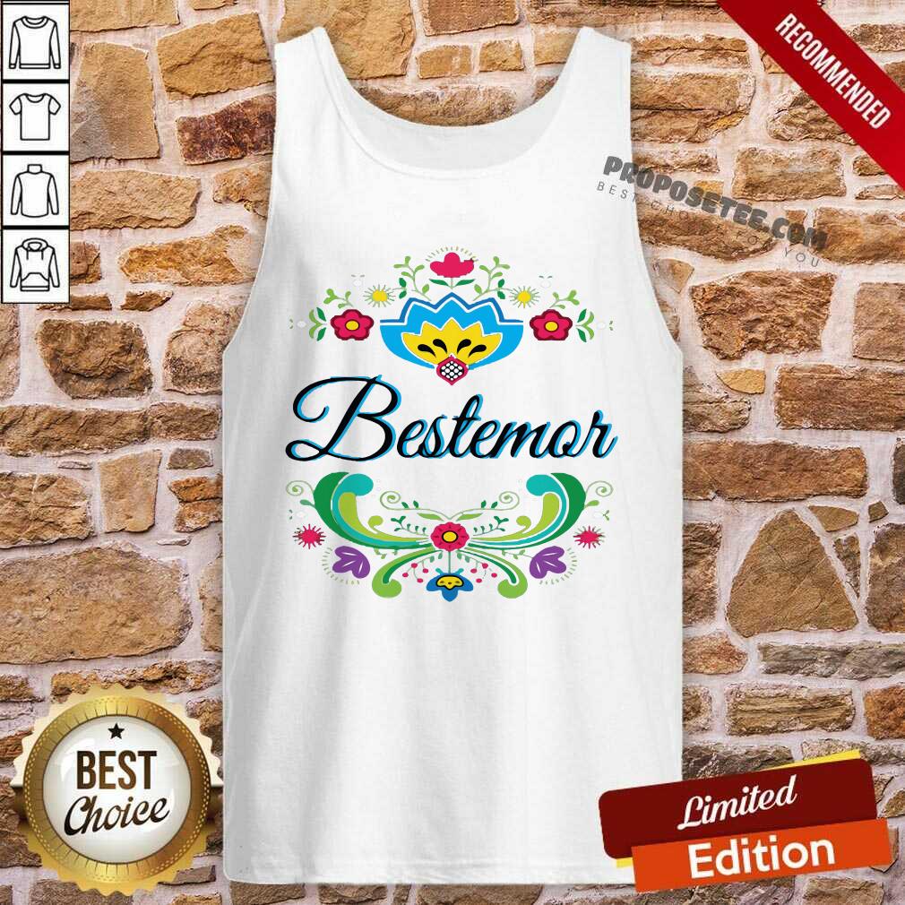 Good Bestemor Norwegian Rosemaling Shirt