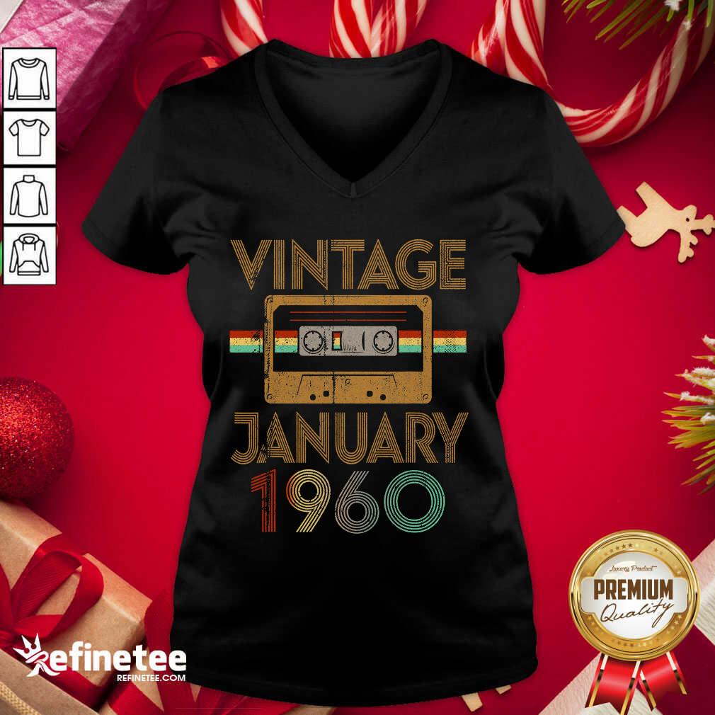 Good Born January 1960 61st Birthday Quarantine Gift Made In 1960 Shirt