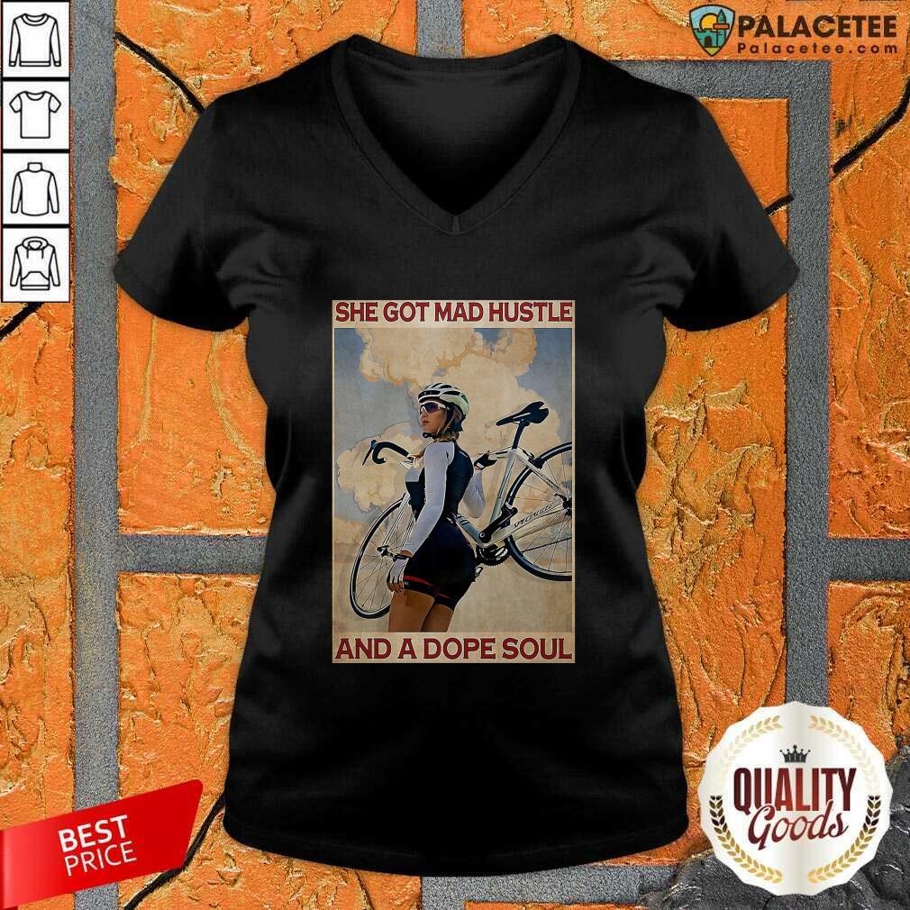 Good Cycling She God Mad Hustle And A Dope Soul Shirt