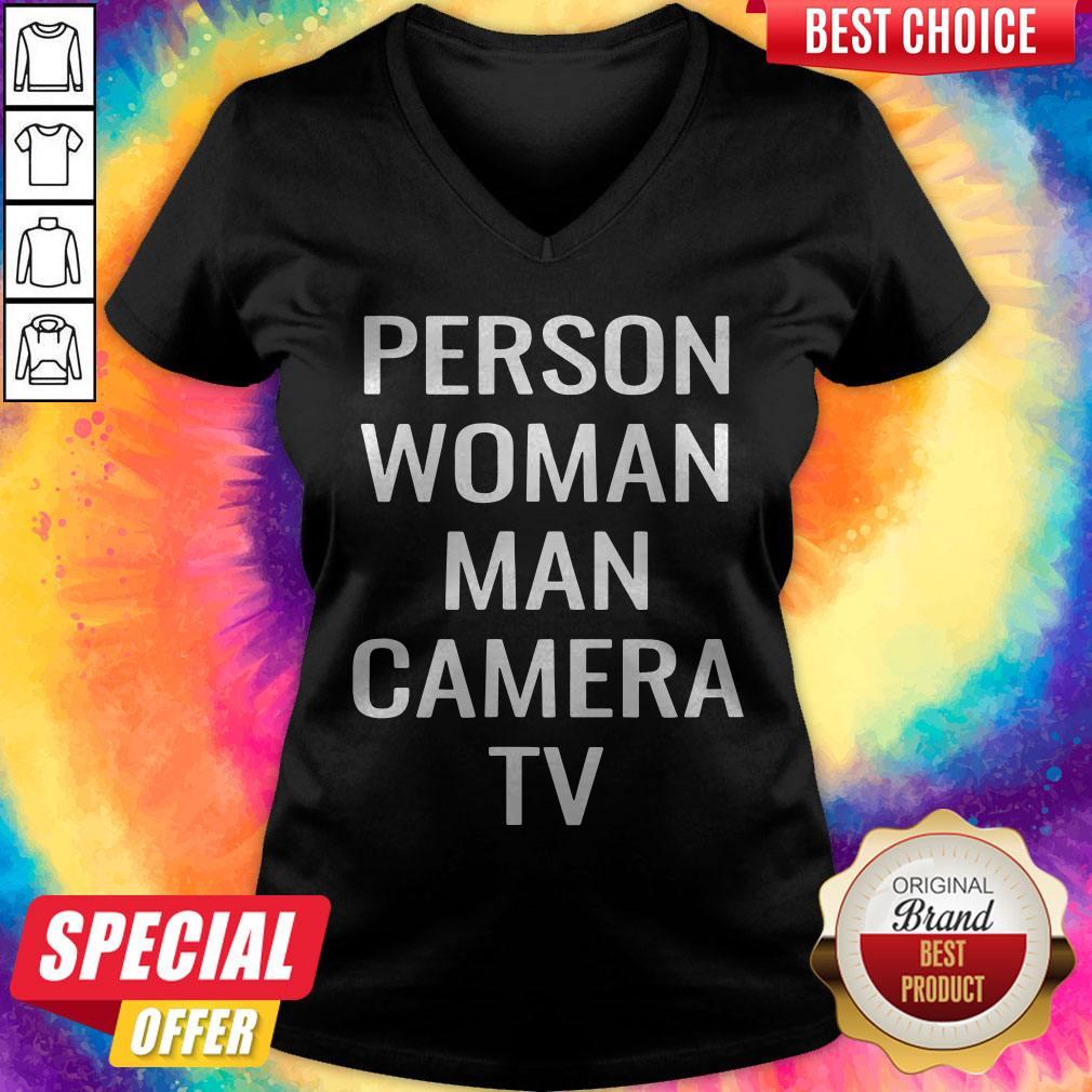 Good Funny Person Woman Man Camera TV Shirt
