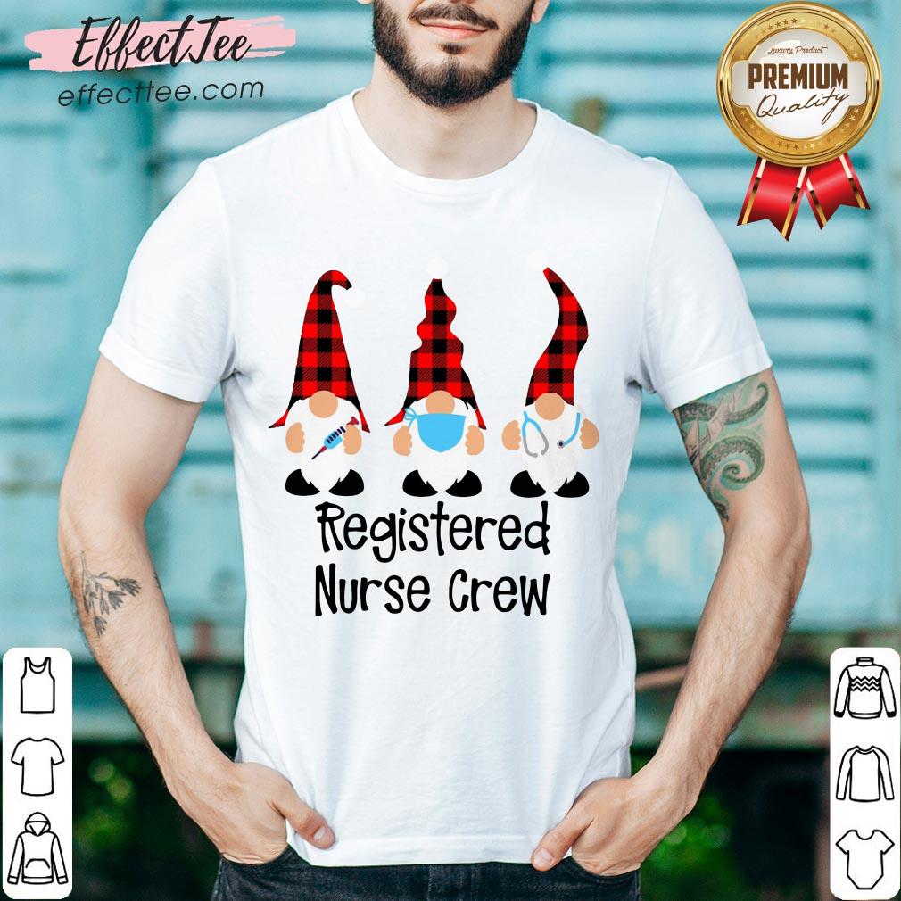 Good Gnome Nurse Registered Nurse Crew Merry Christmas Sweatshirt