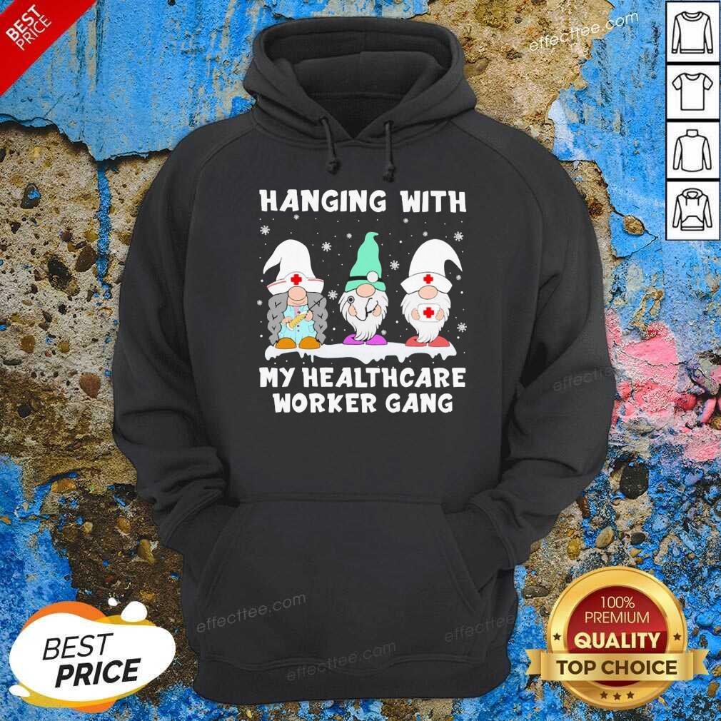 Good Gnomies Nurse Hanging With My Healthcare Worker Gang Christmas Shirt