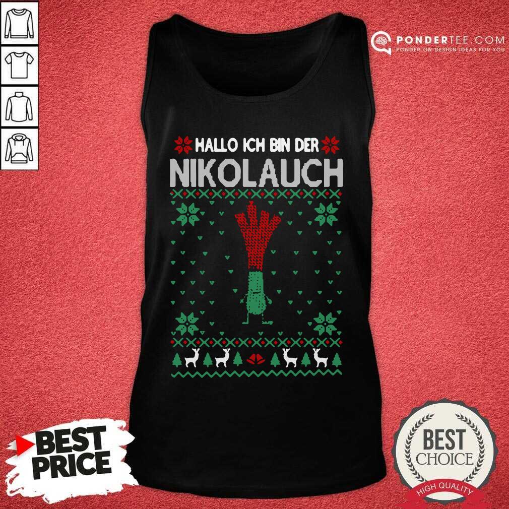 Good Hallo Merry Christmas Hallo Ich Bin Der Nikolaus Shirt