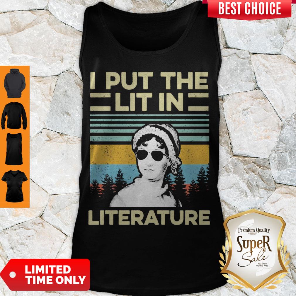 Good Jane Austen I Put The Lit In Literature Vintage Shirt