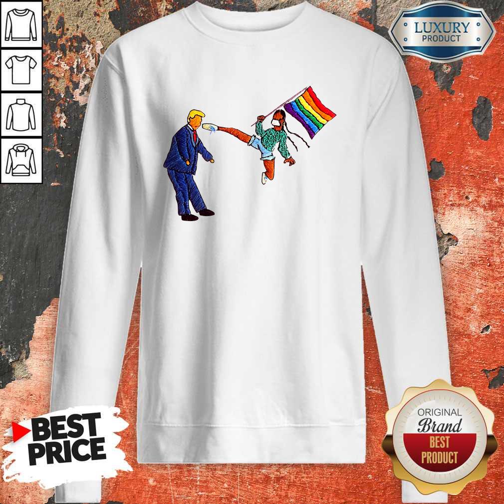 Good LGBT Trump Tiny Hand Shirt