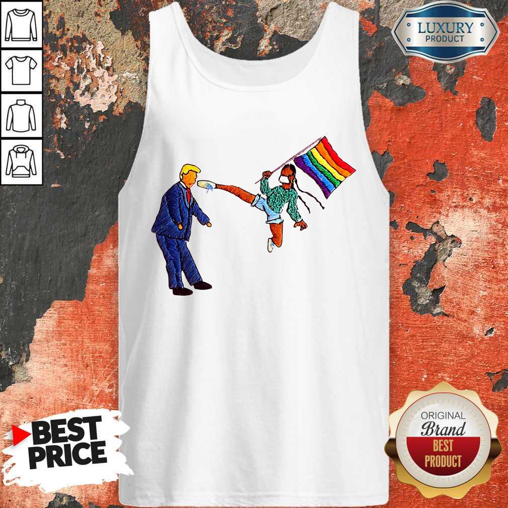 Good LGBT Trump Tiny Hand Shirt