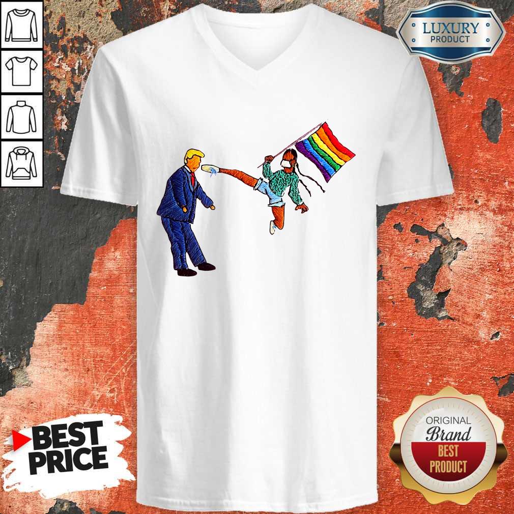 Good LGBT Trump Tiny Hand Shirt