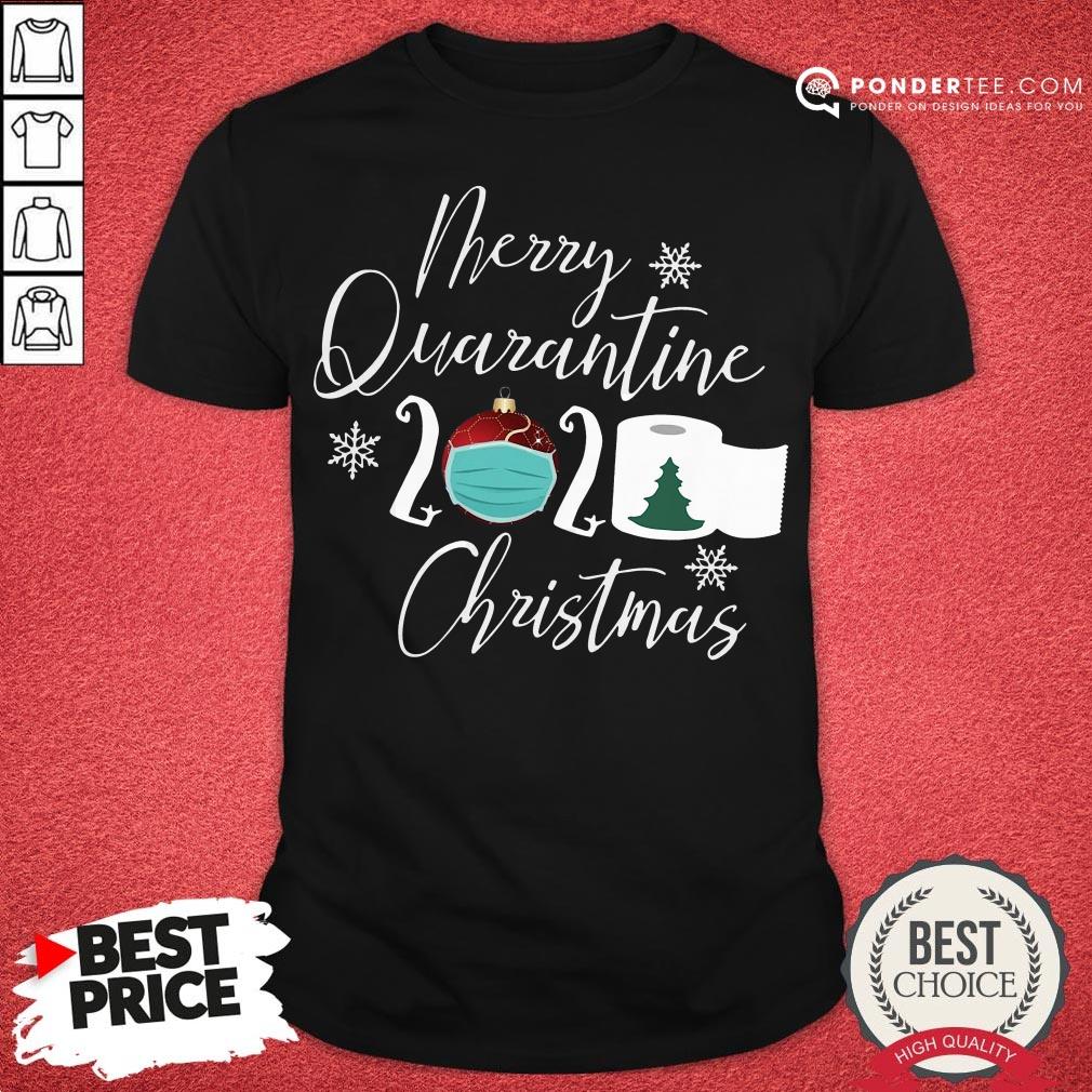 Good Merry Quarantine 2020 Toilet Paper Christmas Tree Shirt