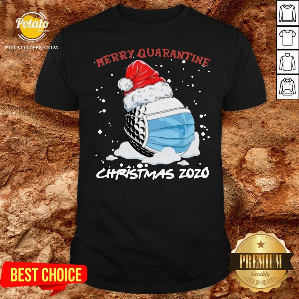 Good Merry Quarantine Christmas Viruscorona Shirt