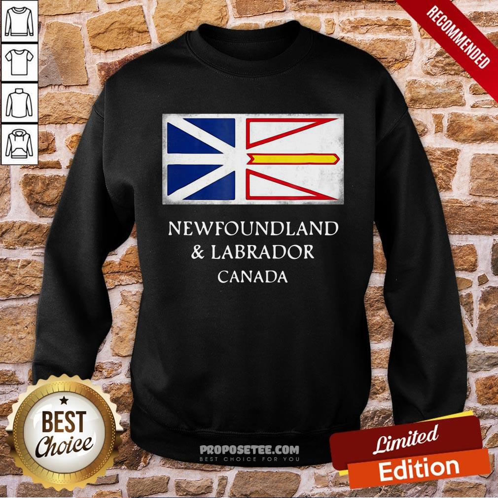 Good Newfoundland And Labrador Canada Flag Shirt