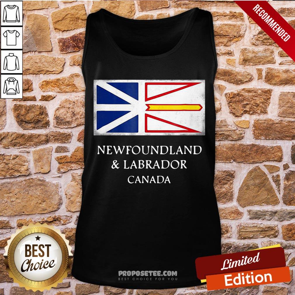 Good Newfoundland And Labrador Canada Flag Shirt