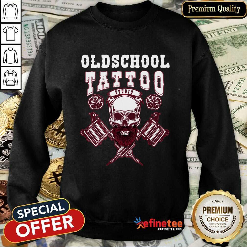 Good Old School Tattoo Studio Skull Shirt