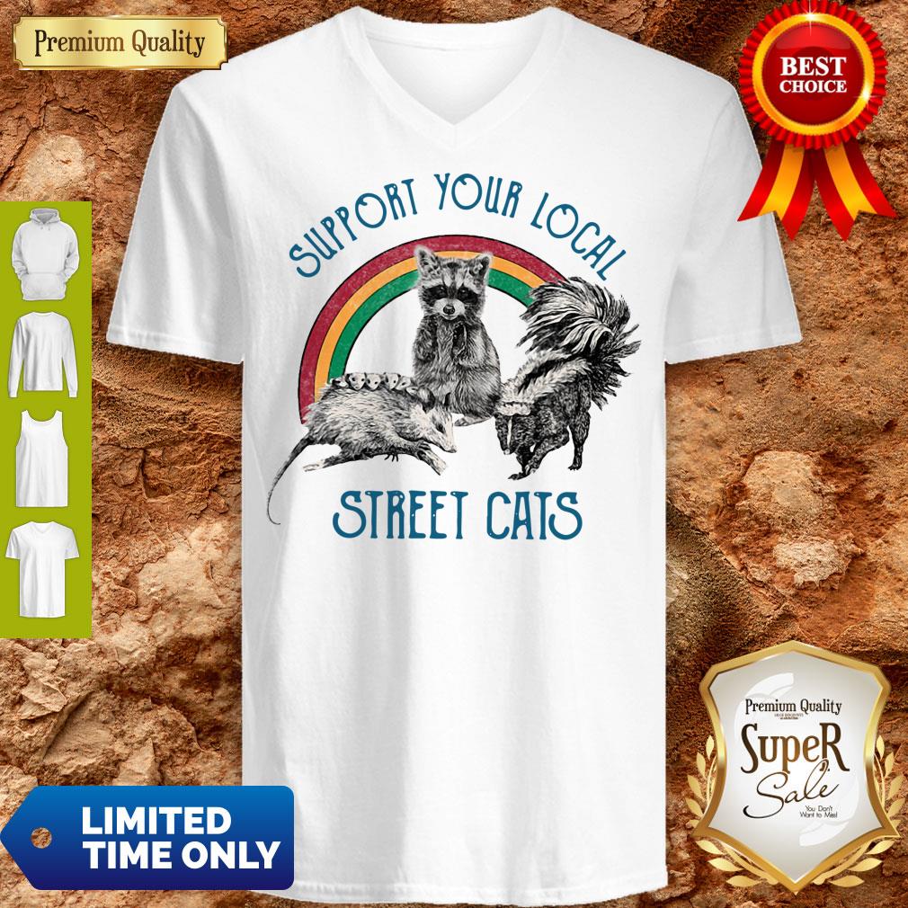 Good Raccoon Support Your Local Street Cats Shirt
