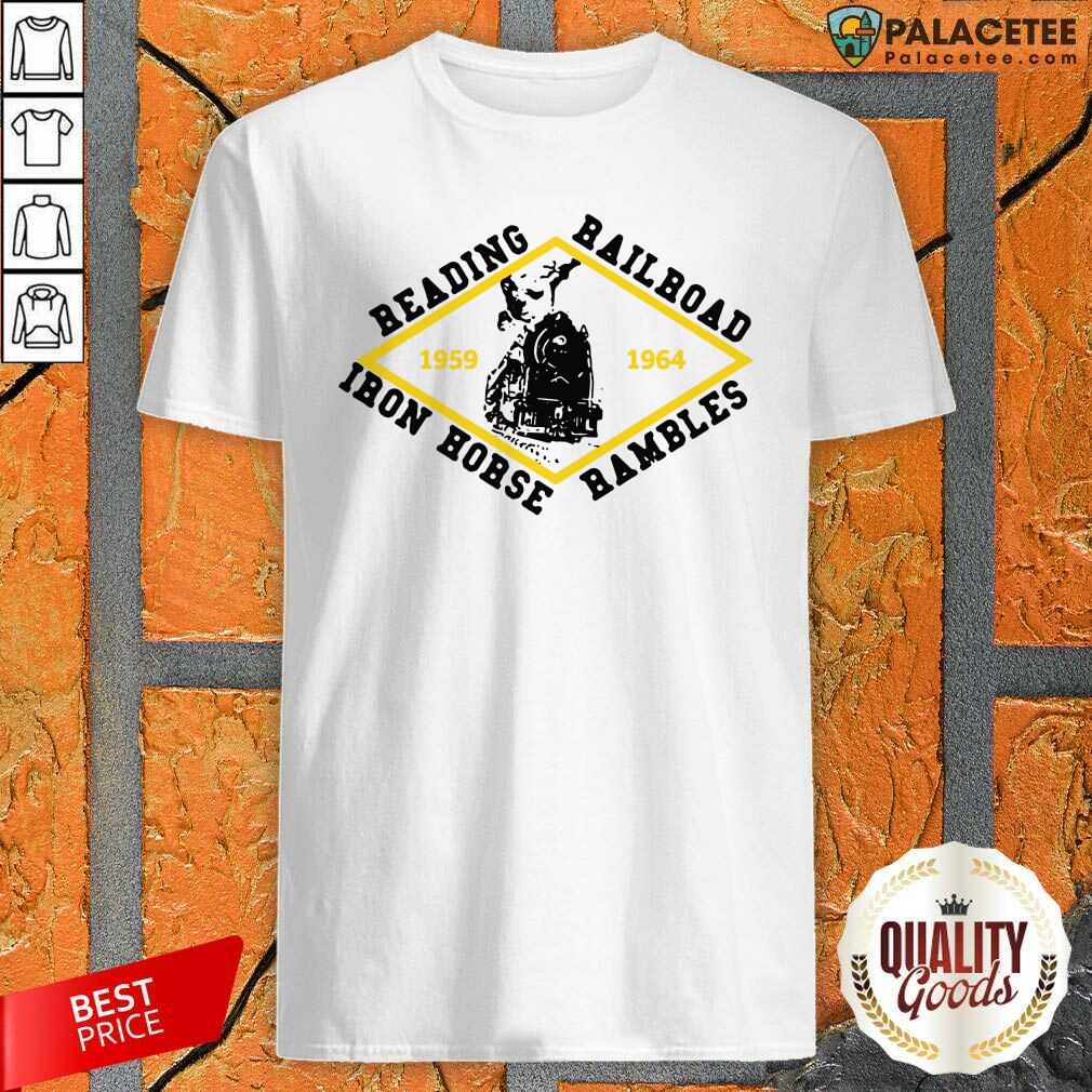 Good Reading Railroad Iron Horse Rambles 1959 1964 Logo Shirt