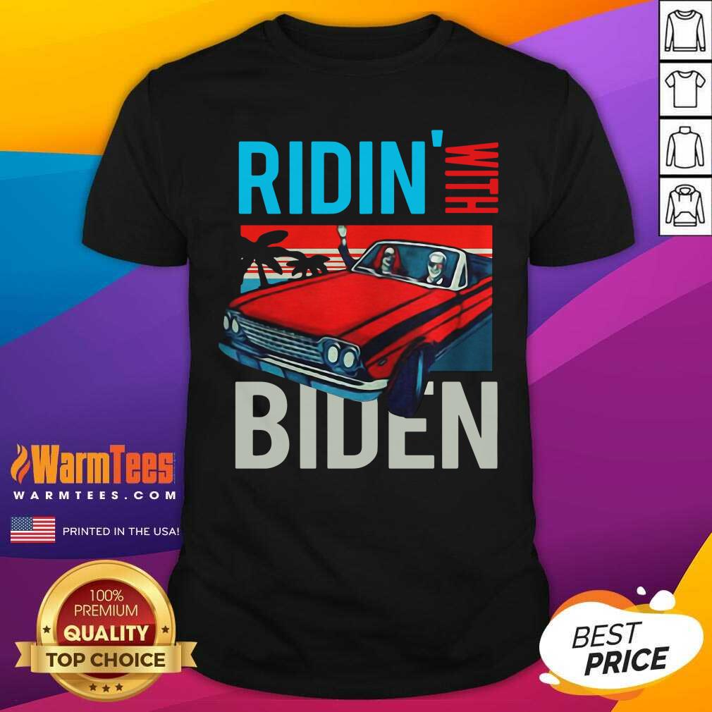 Good Riding With Biden Kamala Harris Joe Biden Vintage Retro Car Shirt