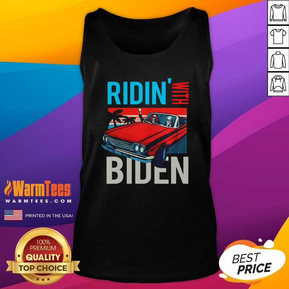 Good Riding With Biden Kamala Harris Joe Biden Vintage Retro Car Shirt