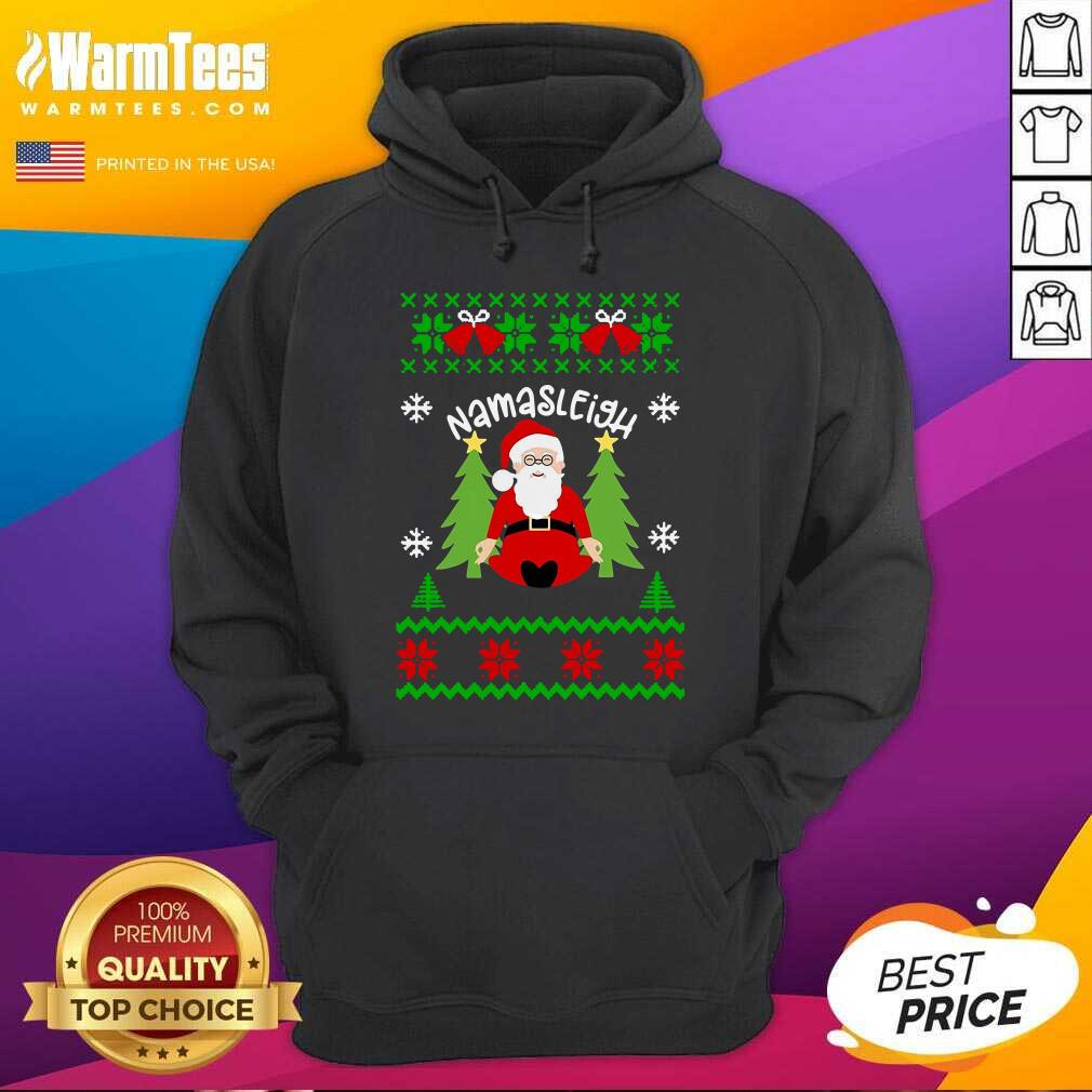 Good Santa Yoga Namasleigh Ugly Christmas Shirt