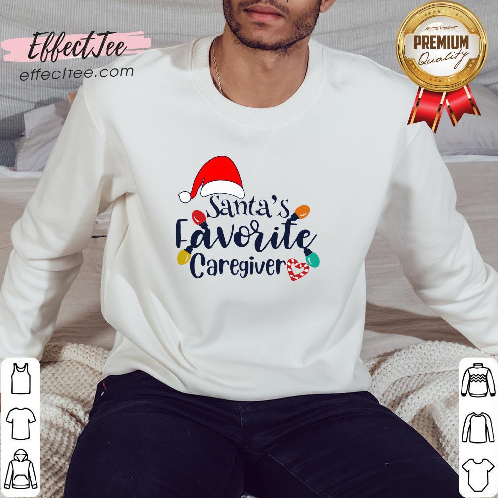 Good Santa’s Favorite Caregiver Christmas Shirt