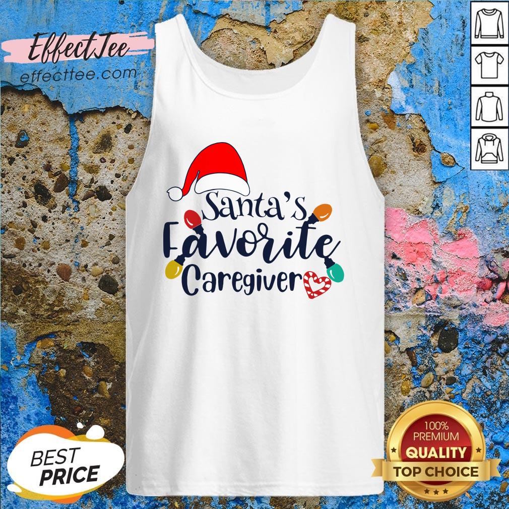 Good Santa’s Favorite Caregiver Christmas Shirt