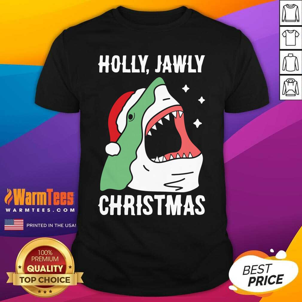 Good Shark Holly Jawly Christmas Shirt